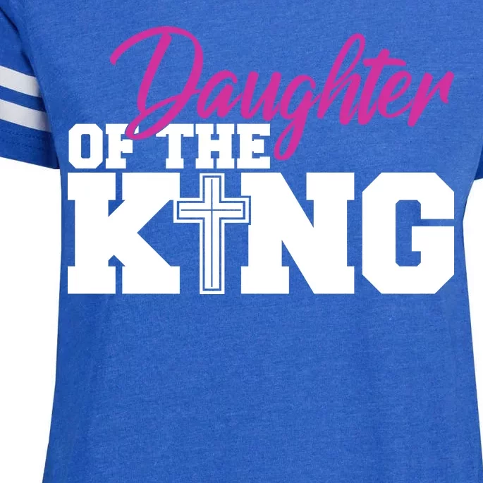 Christian Faith - Daughter Of The King Enza Ladies Jersey Football T-Shirt