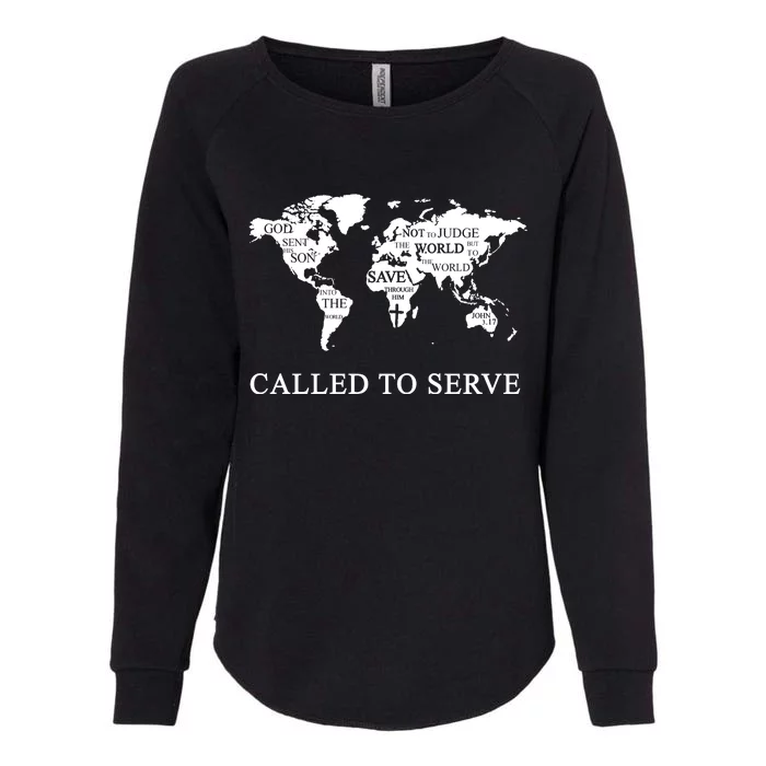 Christian Missionary Called To Serve Womens California Wash Sweatshirt