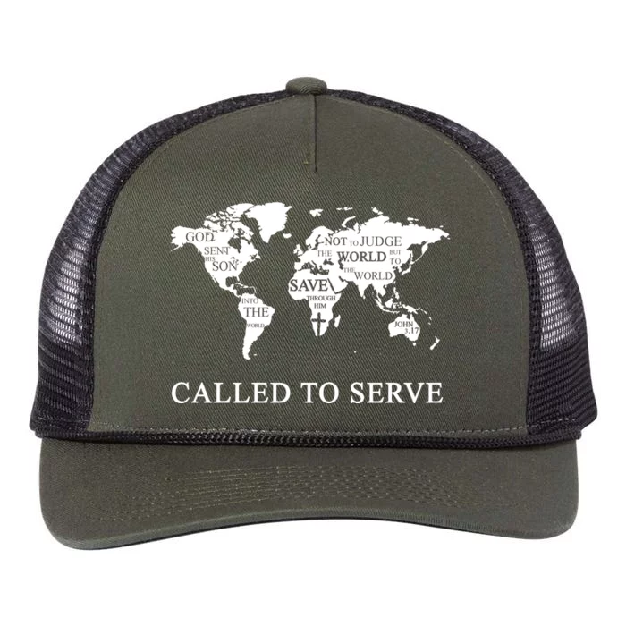 Christian Missionary Called To Serve Retro Rope Trucker Hat Cap