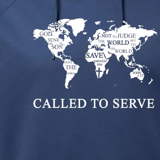 Christian Missionary Called To Serve Performance Fleece Hoodie