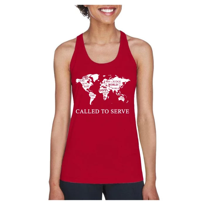 Christian Missionary Called To Serve Women's Racerback Tank