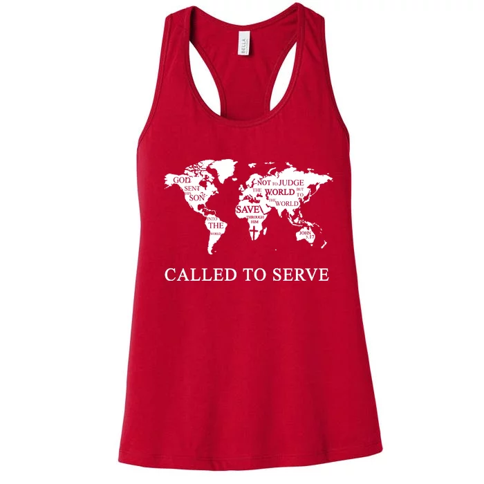 Christian Missionary Called To Serve Women's Racerback Tank