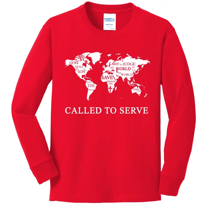 Christian Missionary Called To Serve Kids Long Sleeve Shirt