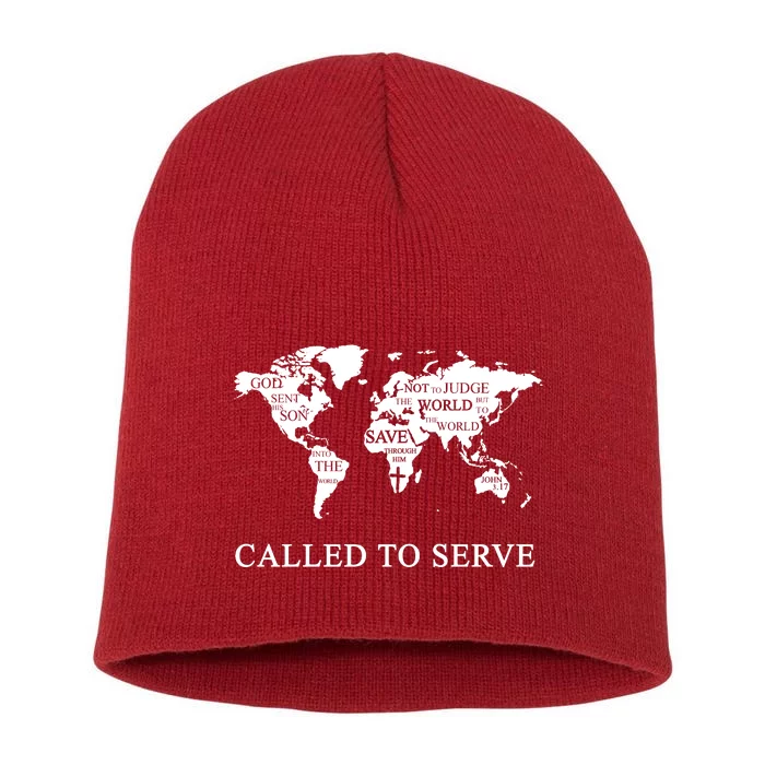 Christian Missionary Called To Serve Short Acrylic Beanie