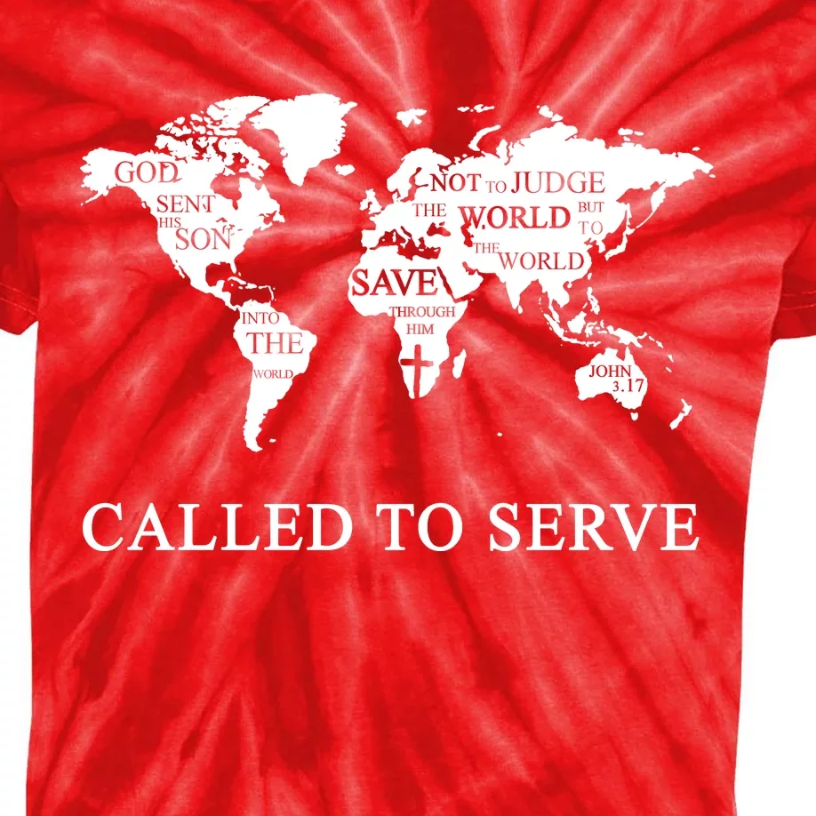 Christian Missionary Called To Serve Kids Tie-Dye T-Shirt