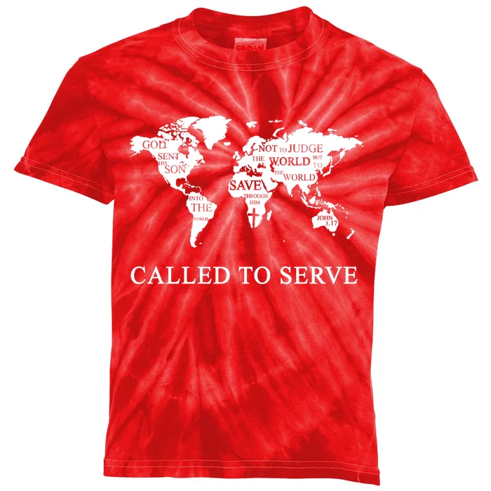 Christian Missionary Called To Serve Kids Tie-Dye T-Shirt