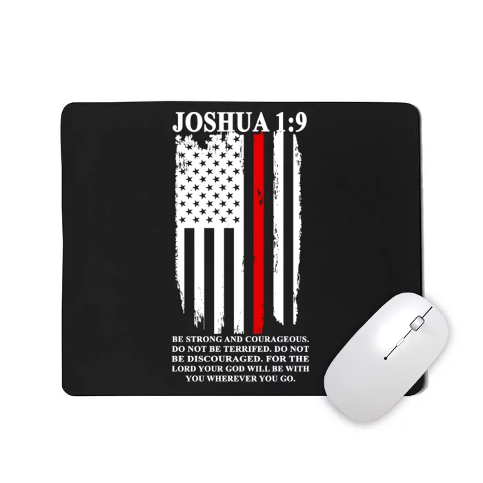 Christian Red Thin Line Mousepad