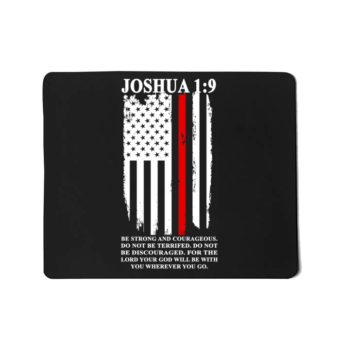 Christian Red Thin Line Mousepad