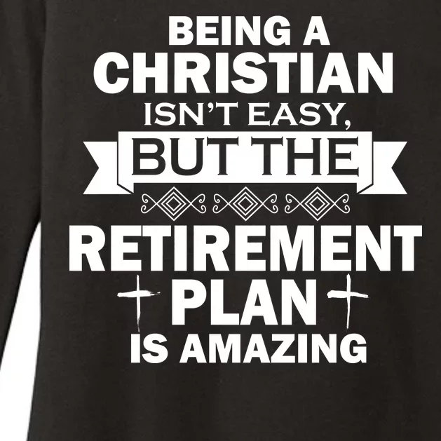 Christian Retirement Plan Womens CVC Long Sleeve Shirt