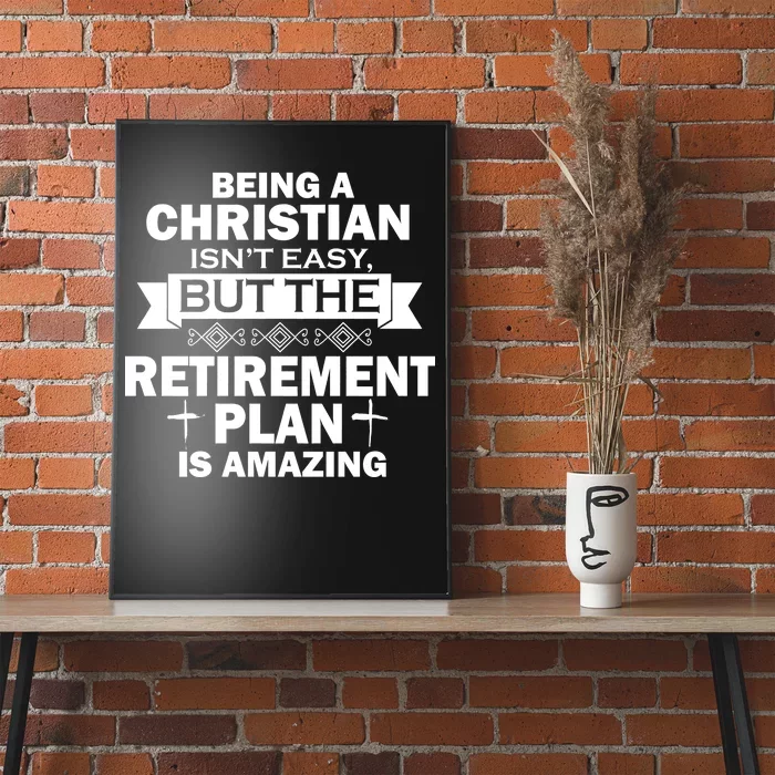 Christian Retirement Plan Poster