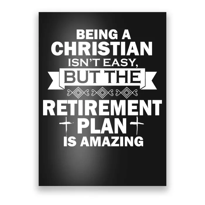 Christian Retirement Plan Poster