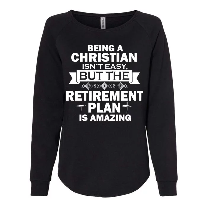 Christian Retirement Plan Womens California Wash Sweatshirt