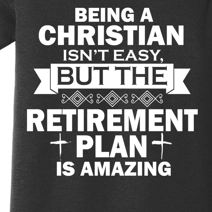 Christian Retirement Plan Baby Bodysuit