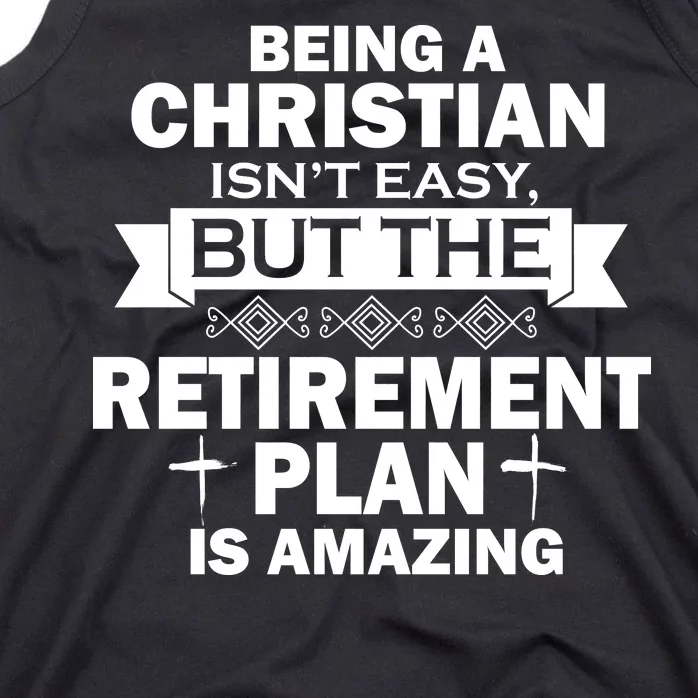 Christian Retirement Plan Tank Top | TeeShirtPalace