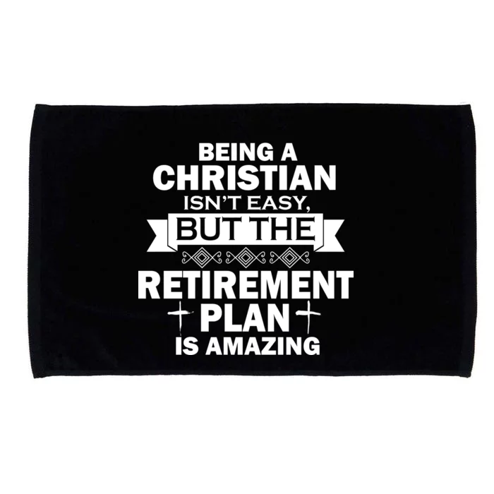 Christian Retirement Plan Microfiber Hand Towel