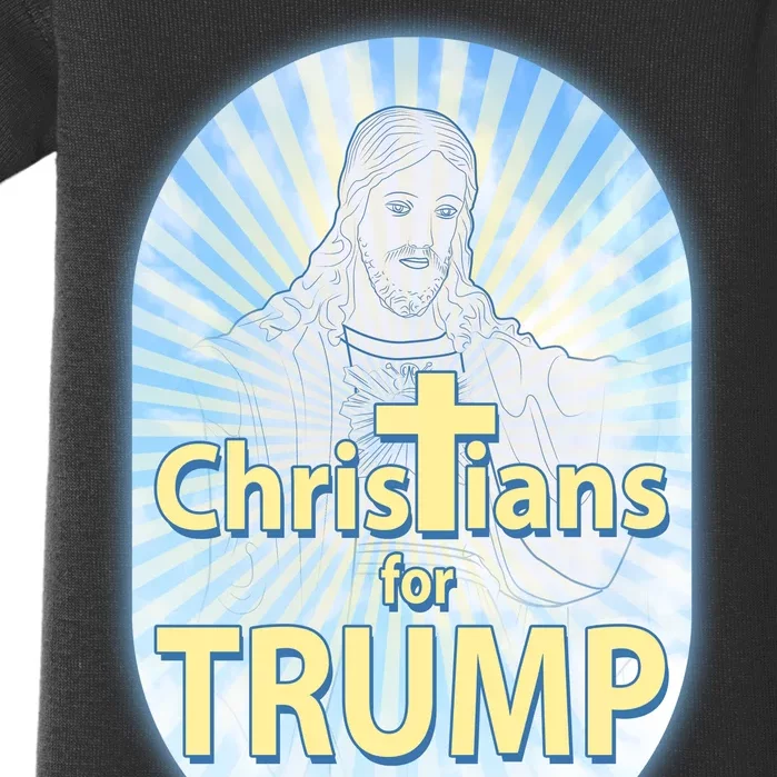 Christians For Trump Baby Bodysuit