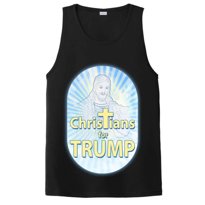 Christians For Trump Performance Tank