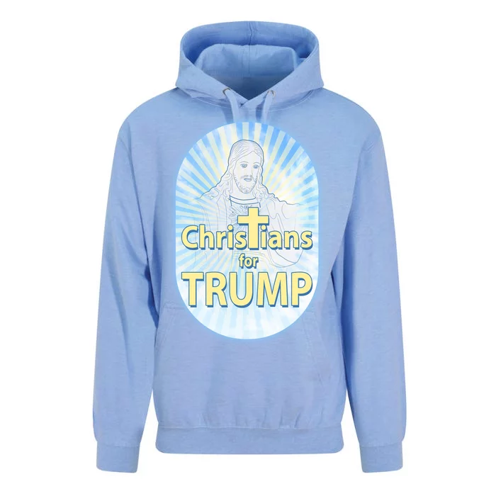 Christians For Trump Unisex Surf Hoodie