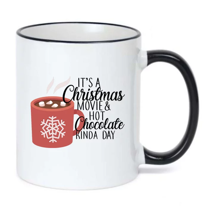 Christmas  Movie and Hot Chocolate Black Color Changing Mug