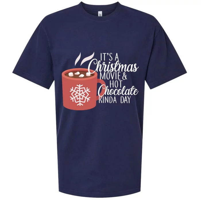 Christmas  Movie and Hot Chocolate Sueded Cloud Jersey T-Shirt