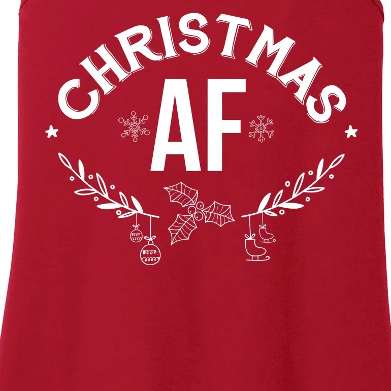 Christmas AF Ladies Essential Tank