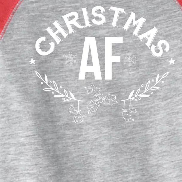 Christmas AF Toddler Fine Jersey T-Shirt