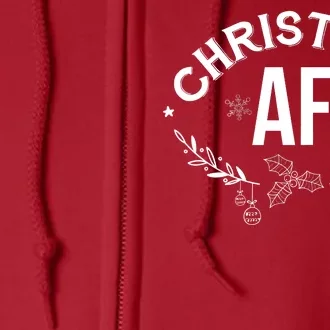 Christmas AF Full Zip Hoodie