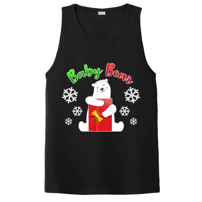 Christmas Baby Bear Performance Tank