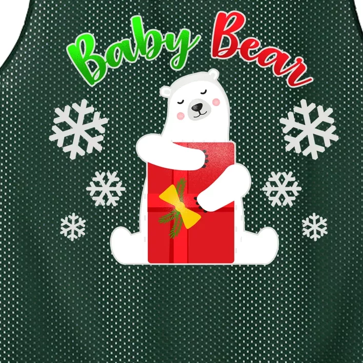 Christmas Baby Bear Mesh Reversible Basketball Jersey Tank