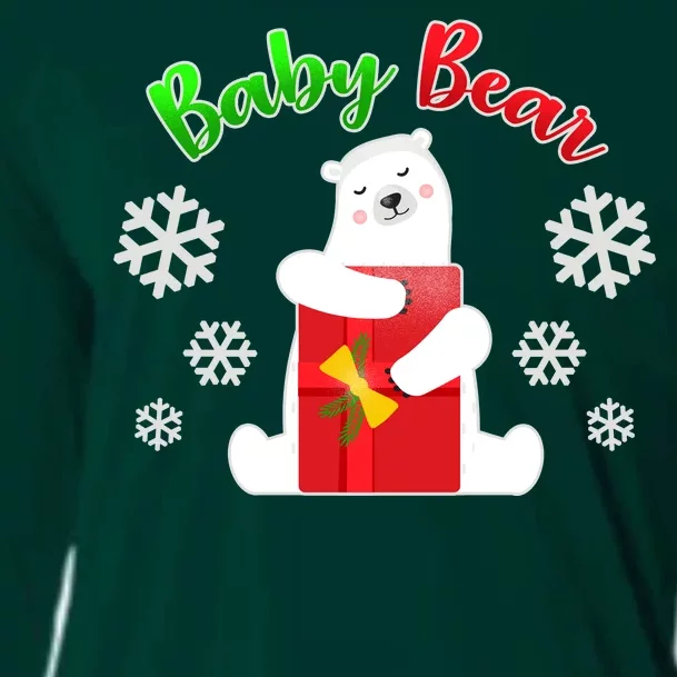 Christmas Baby Bear Cooling Performance Long Sleeve Crew