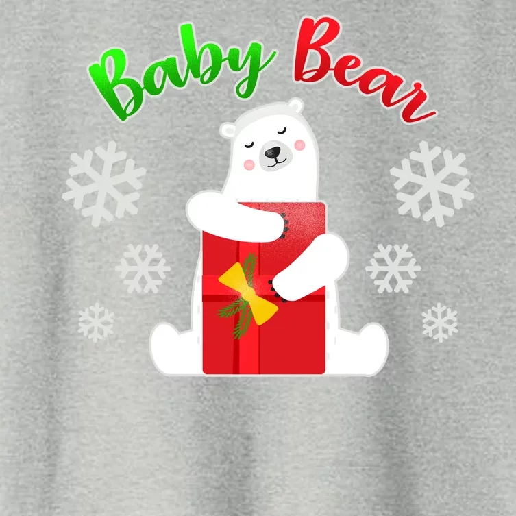 Christmas Baby Bear Women's Crop Top Tee