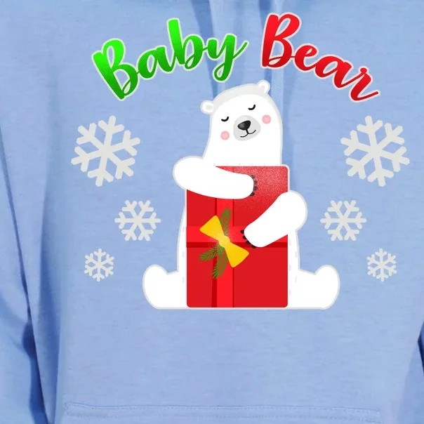 Christmas Baby Bear Unisex Surf Hoodie