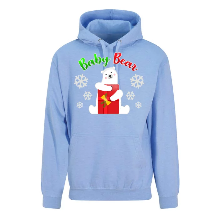 Christmas Baby Bear Unisex Surf Hoodie