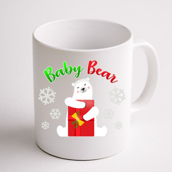 Christmas Baby Bear Front & Back Coffee Mug