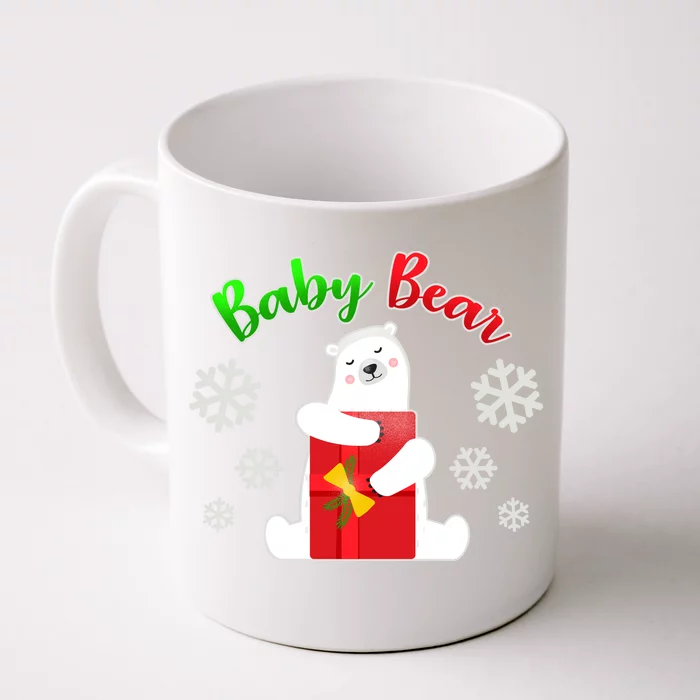 Christmas Baby Bear Front & Back Coffee Mug