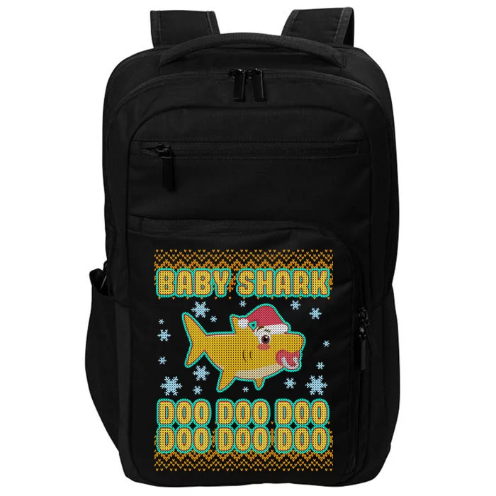 Christmas Baby Shark Doo Doo Doo Impact Tech Backpack