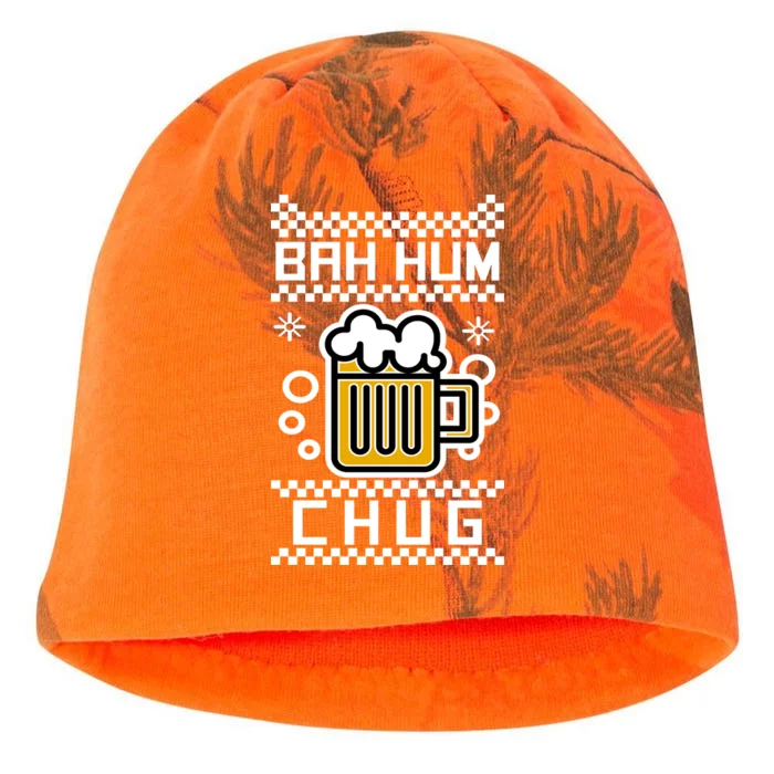 Christmas Bah Hum Chug Ugly Sweater Design Kati - Camo Knit Beanie