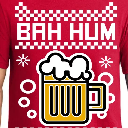 Christmas Bah Hum Chug Ugly Sweater Design Pajama Set