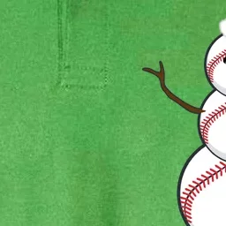 Christmas Baseball Snowman Softstyle Adult Sport Polo