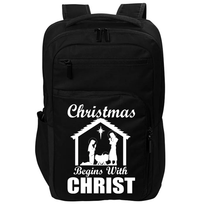 Christmas Begins With Christ Impact Tech Backpack