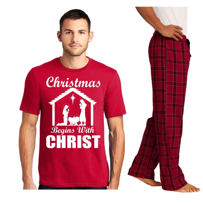 Christmas Begins With Christ Pajama Set