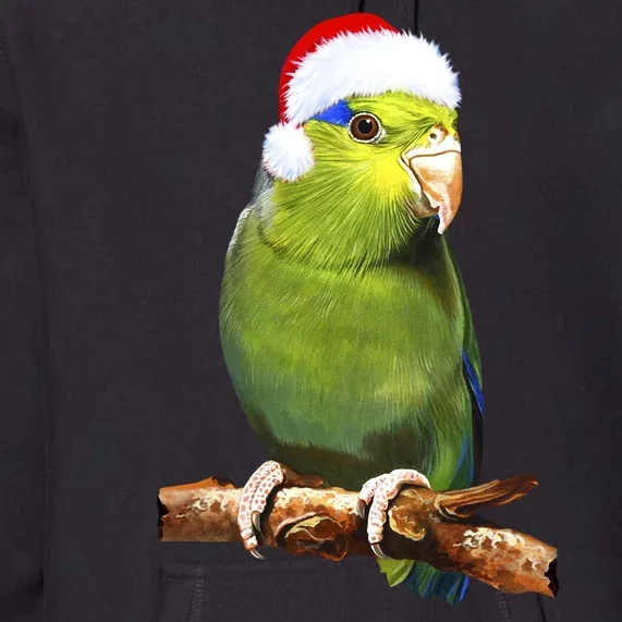 Christmas Bird Parrot Premium Hoodie