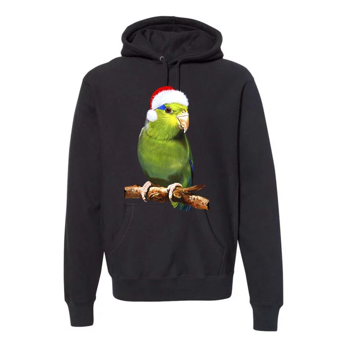 Christmas Bird Parrot Premium Hoodie