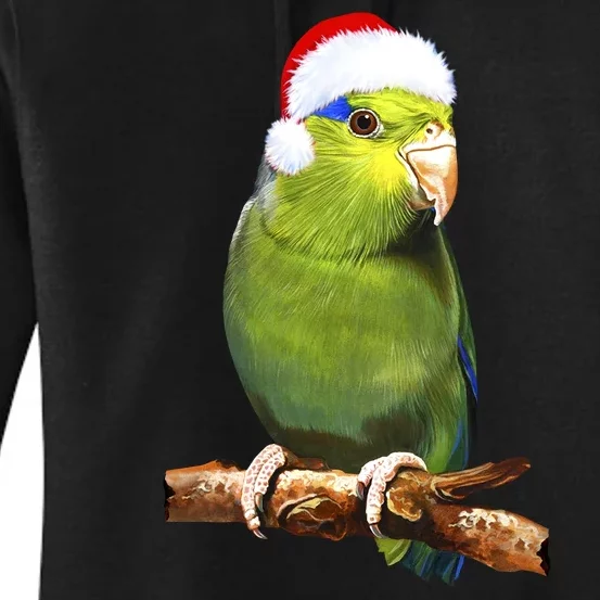 Christmas Bird Parrot Women's Pullover Hoodie