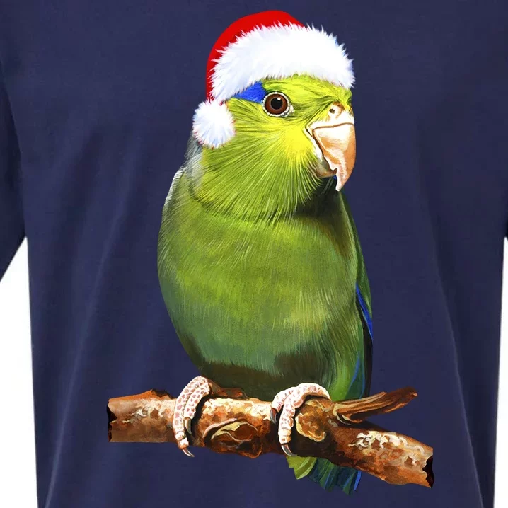 Christmas Bird Parrot Sueded Cloud Jersey T-Shirt