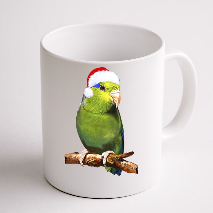 Christmas Bird Parrot Front & Back Coffee Mug