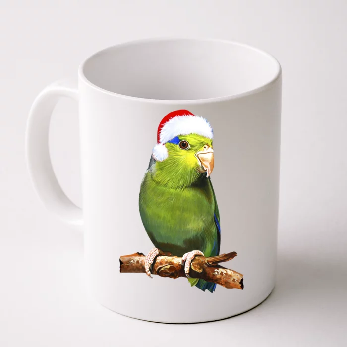 Christmas Bird Parrot Front & Back Coffee Mug