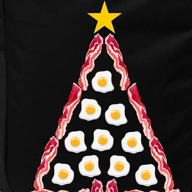 Christmas Breakfast Tree Bacon And Eggs Impact Tech Backpack