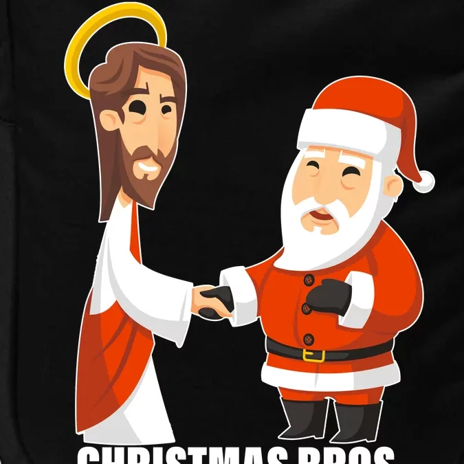 Christmas Bros Jesus And Santa Impact Tech Backpack