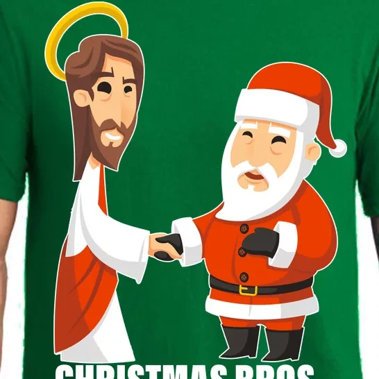 Christmas Bros Jesus And Santa Pajama Set